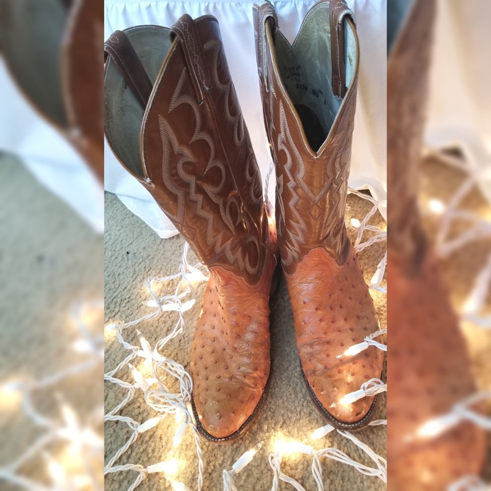 VINTAGE/ANTIQUE Tony Lama cowboy/cowgirl boots